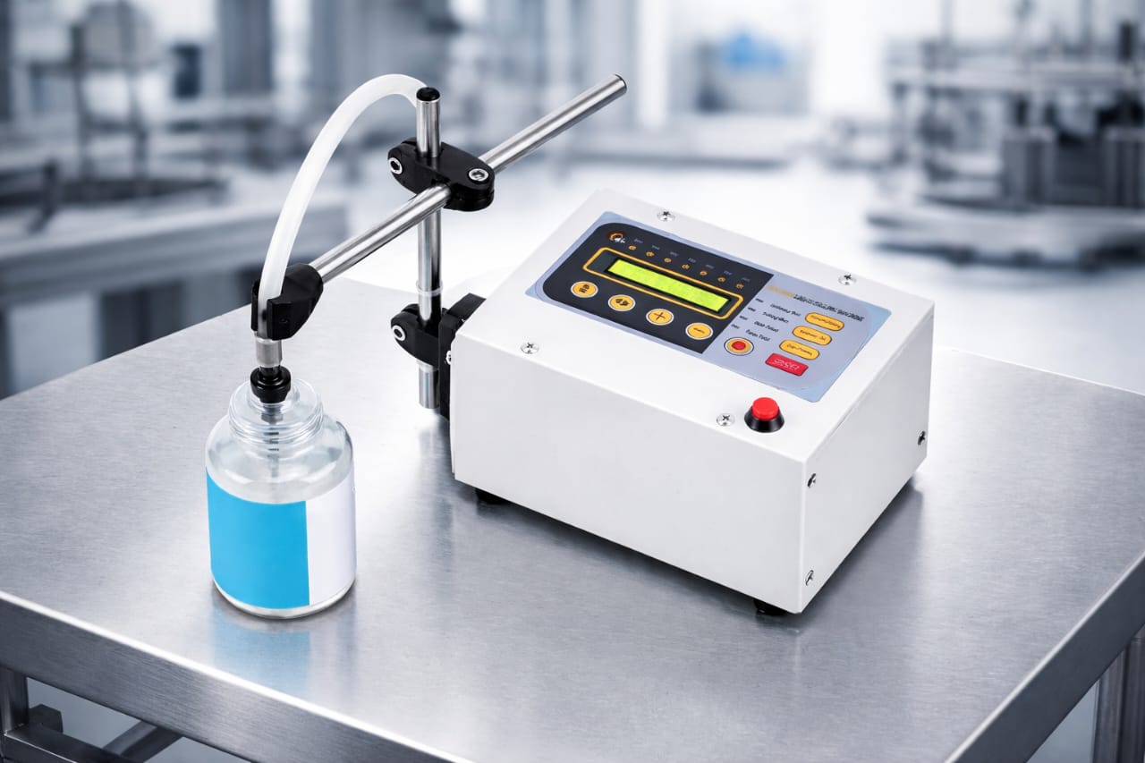 Liquid Filling Machine | Single, Double & Four Nozzle | With & Without Capper