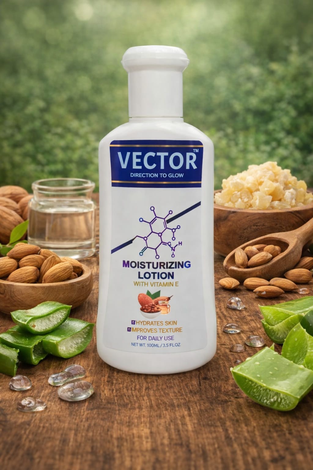 Vector Moisturizing Lotion – Deep Hydration & Soft, Glowing Skin || Wholesale Available  100 ml