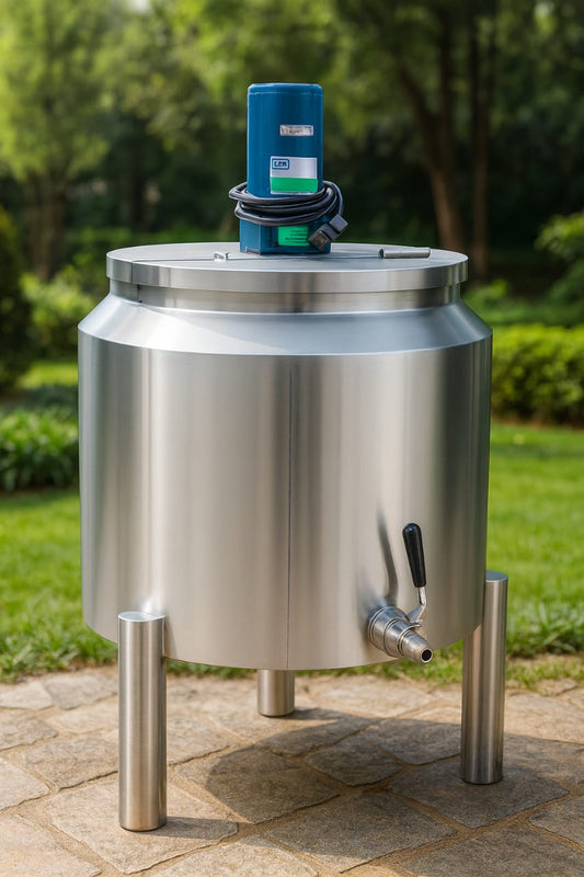 Lollipop Mixer Machine – Double Jacket | 0.5 HP Gear Motor | SS Body