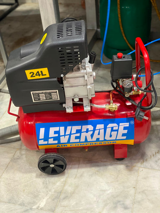 24L Air Compressor | Heavy-Duty Single Phase Air Compressor