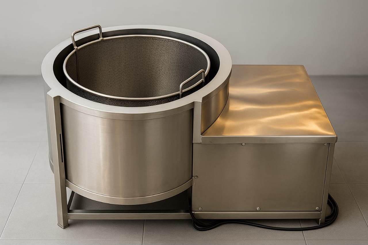 Slanty Dryer Machine | Stainless Steel with MS Mesh