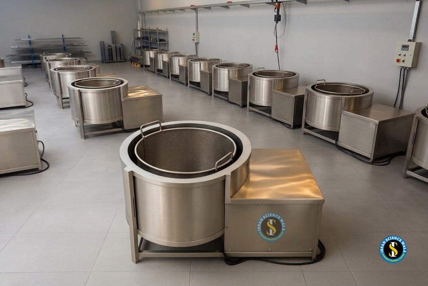 Slanty Dryer Machine | Stainless Steel with MS Mesh